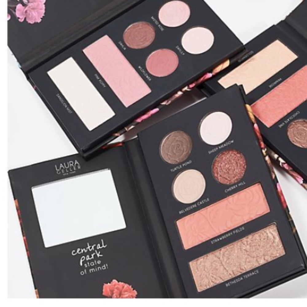 Laura Geller Urban Garden Central Park eyeshadow blush highlight pallette